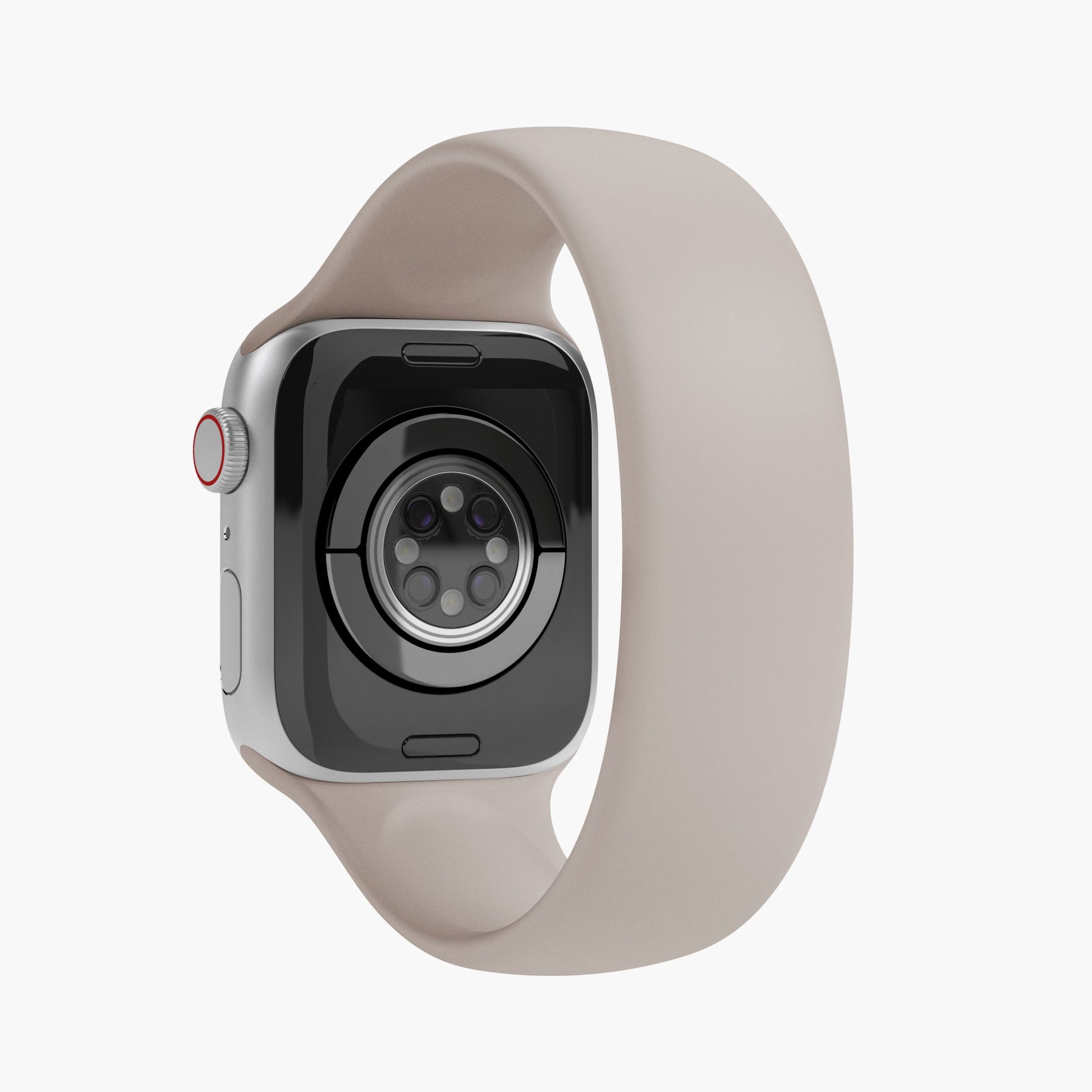 Vonmählen Solo Loop 2 – Armband – für Apple Watch (diverse Grössen), Creme, S, Silikon