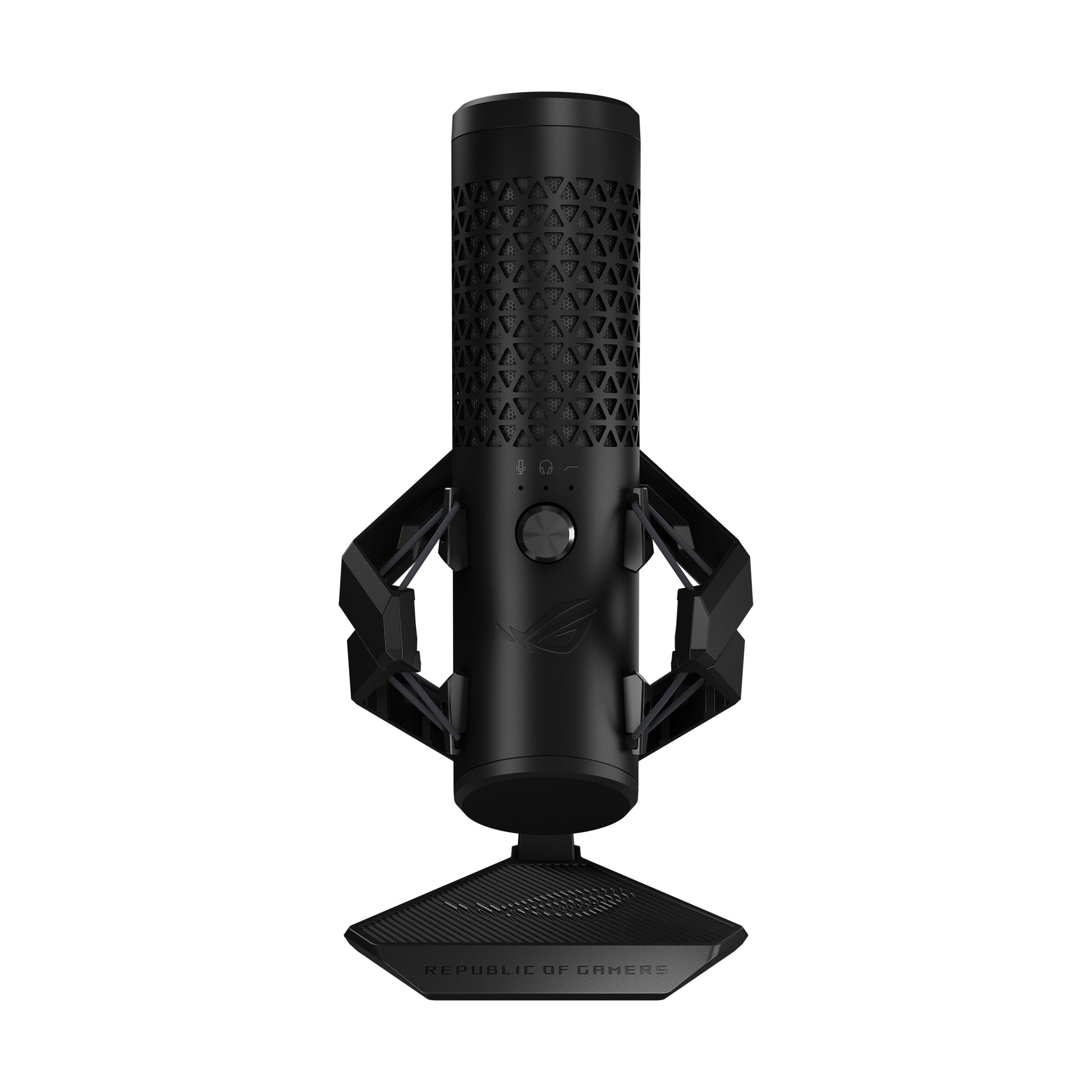 ASUS ROG Carnyx – Tischmikrofon – USB-C, kabelgebunden, Niere, 24 Bit/192 kHz – Schwarz
