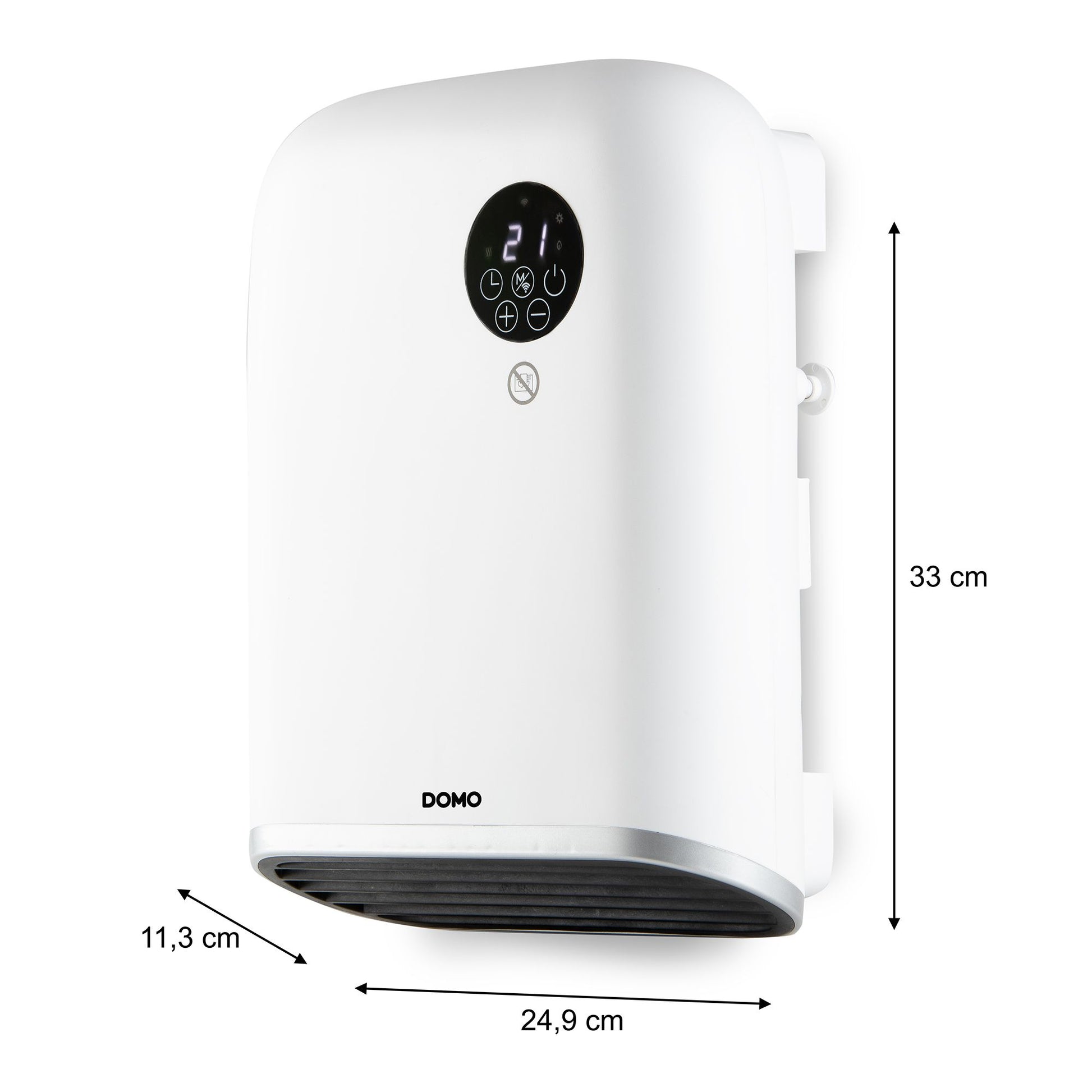 Domo Badheizer DO7357F – 2000 W, bis 30m², IP24, WLAN, App-Steuerung