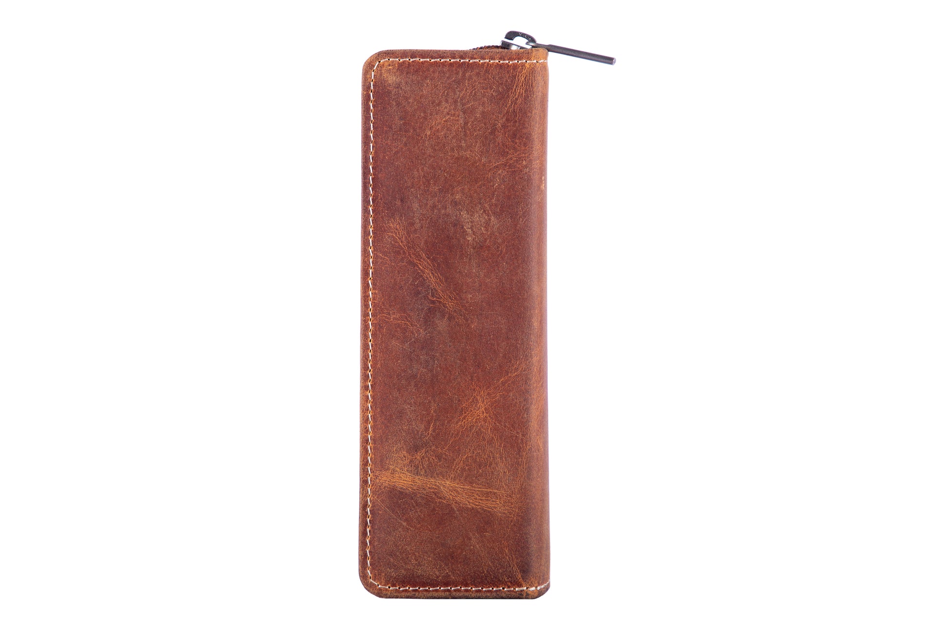 Alpenleder Etui Schlamperetui, leer – wild camel – Leder