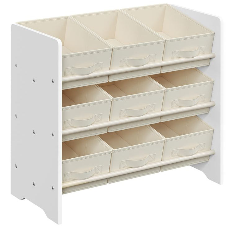 Songmics GKR033W10 Aufbewahrungsbox – MDF, Vlies – weiss – 9 Fächer – 625 × 600 × 295 mm