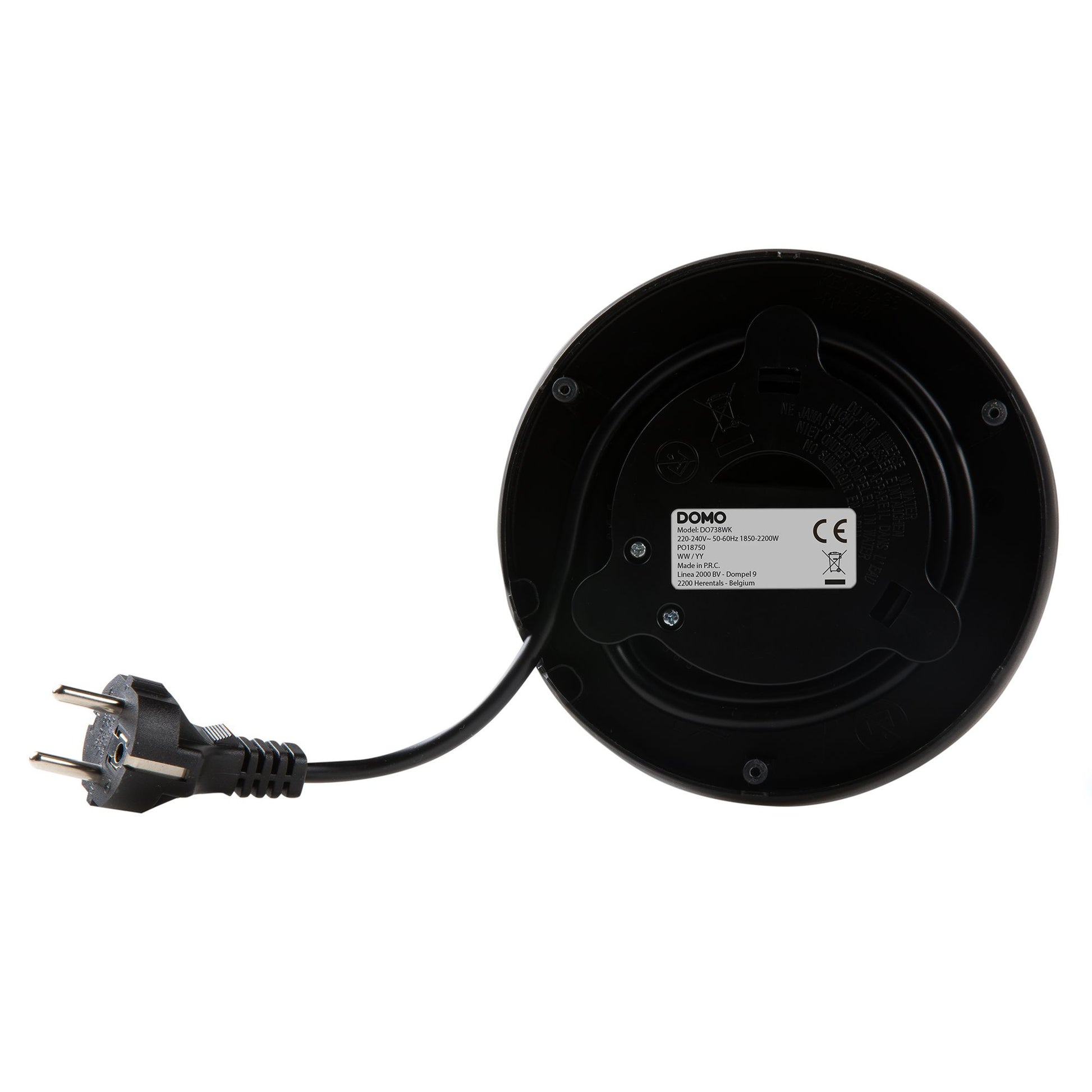 Domo Wasserkocher – 1,7 l, Edelstahl, Anthrazit, DO9268WK