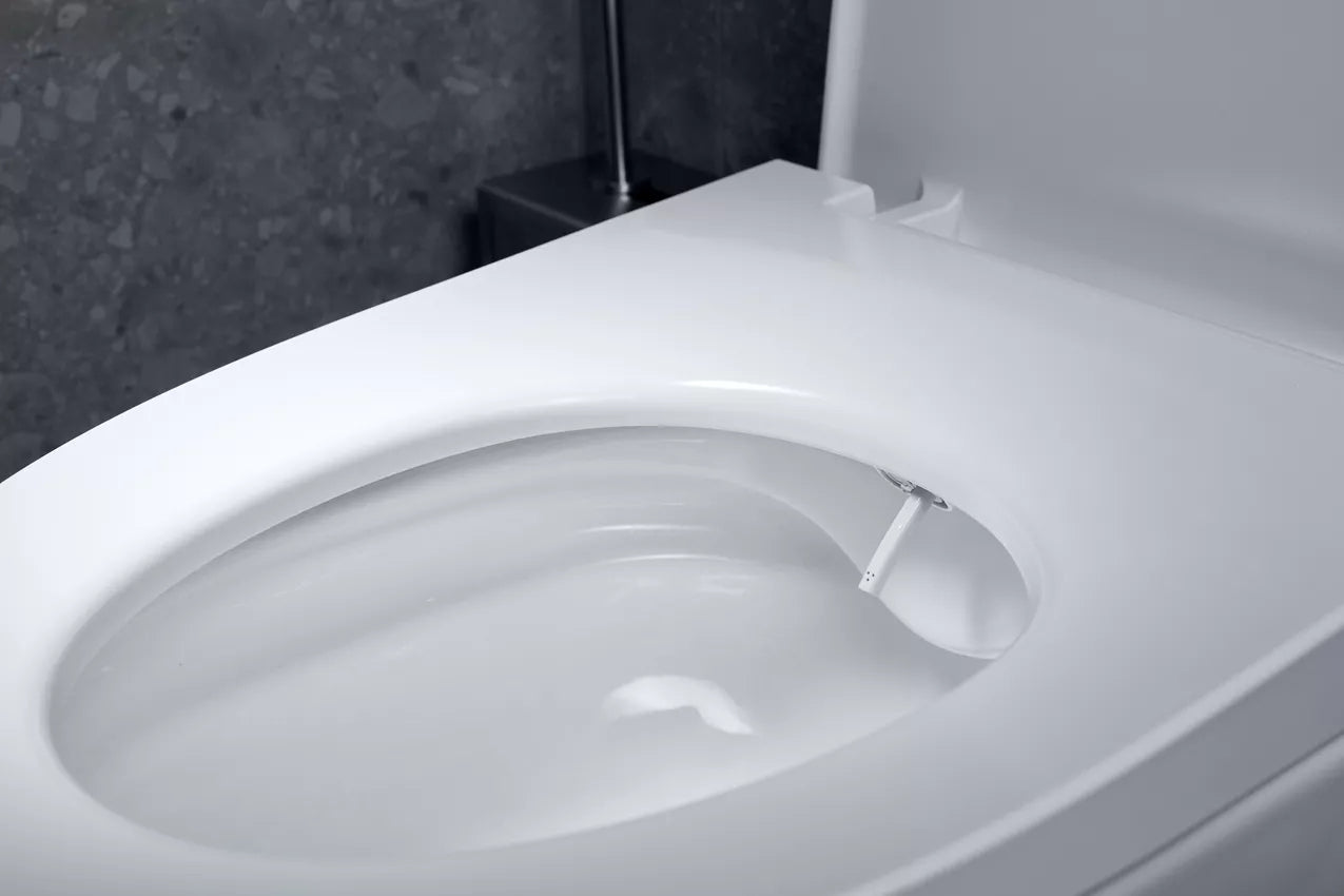 Diaqua Toilettensitz – Duroplast, weiss, verlängert, mit Deckel, Soft-Close, 42–48,3 × 37 cm