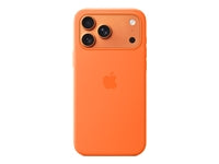 Apple Backcover – für Apple iPhone 17 Pro Max – orange – Silikon – MagSafe-kompatibel, mit Kordel