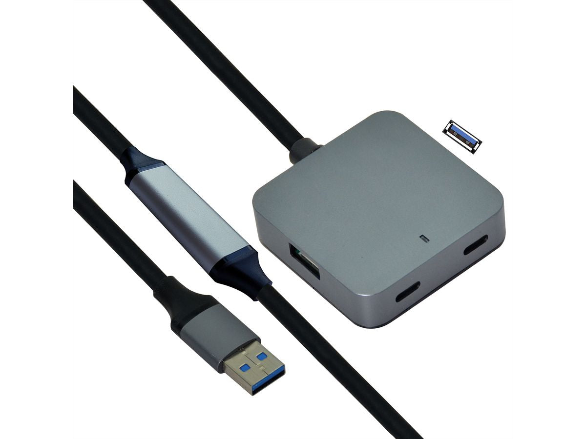 VALUE 12.99.1125 USB-Hub – USB-A, 2× USB-C