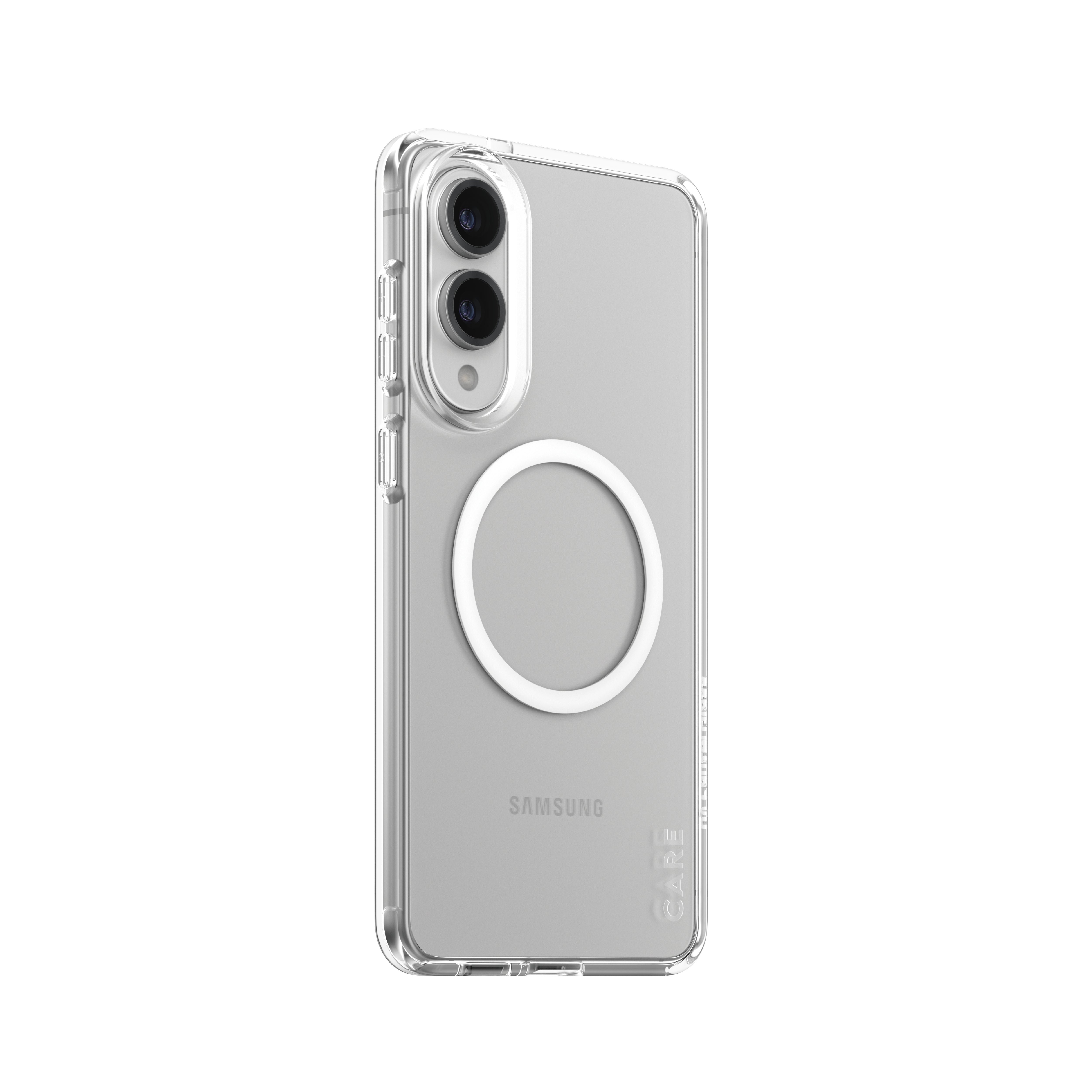 PanzerGlass Backcover CARE Flagship – für Samsung Galaxy S25 Edge – transparent/weiss