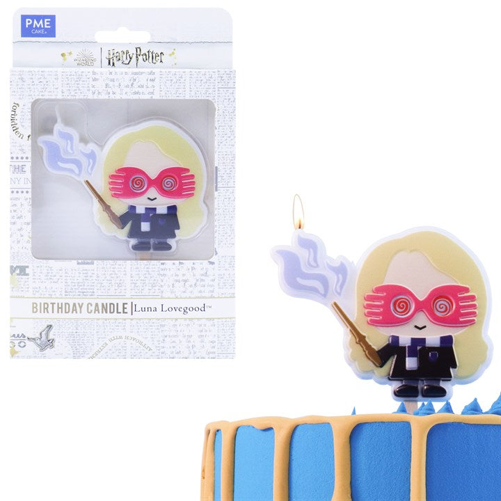 PME Geburtstagskerze Harry Potter Luna Lovegood – mehrfarbig – 9,5 × 8 cm – 1 Stk