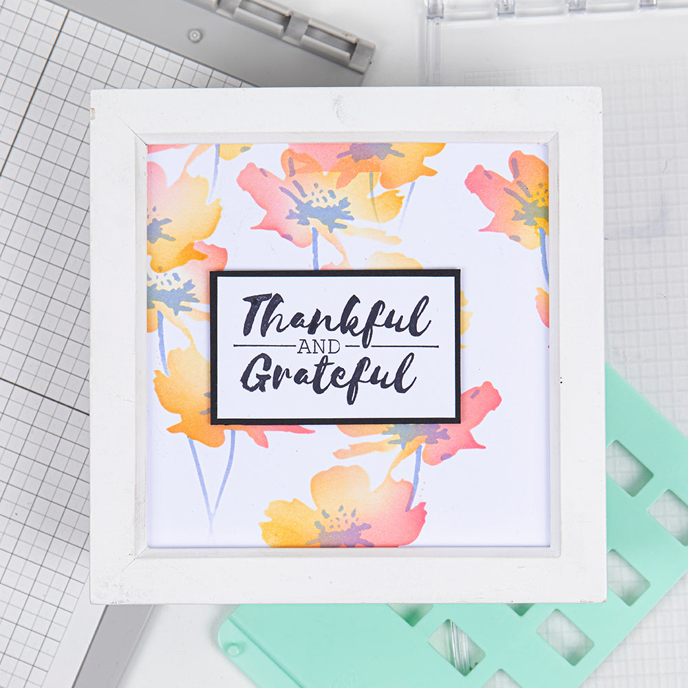 Sizzix Schablone – Blume – 150 × 150 mm