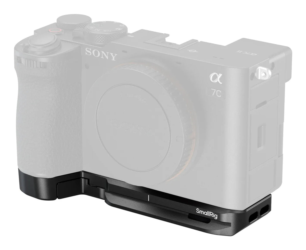 SmallRig 5481 Baseplate mit AirTag-Slot – für Sony Alpha 7C II, Alpha 7CR – Schwarz