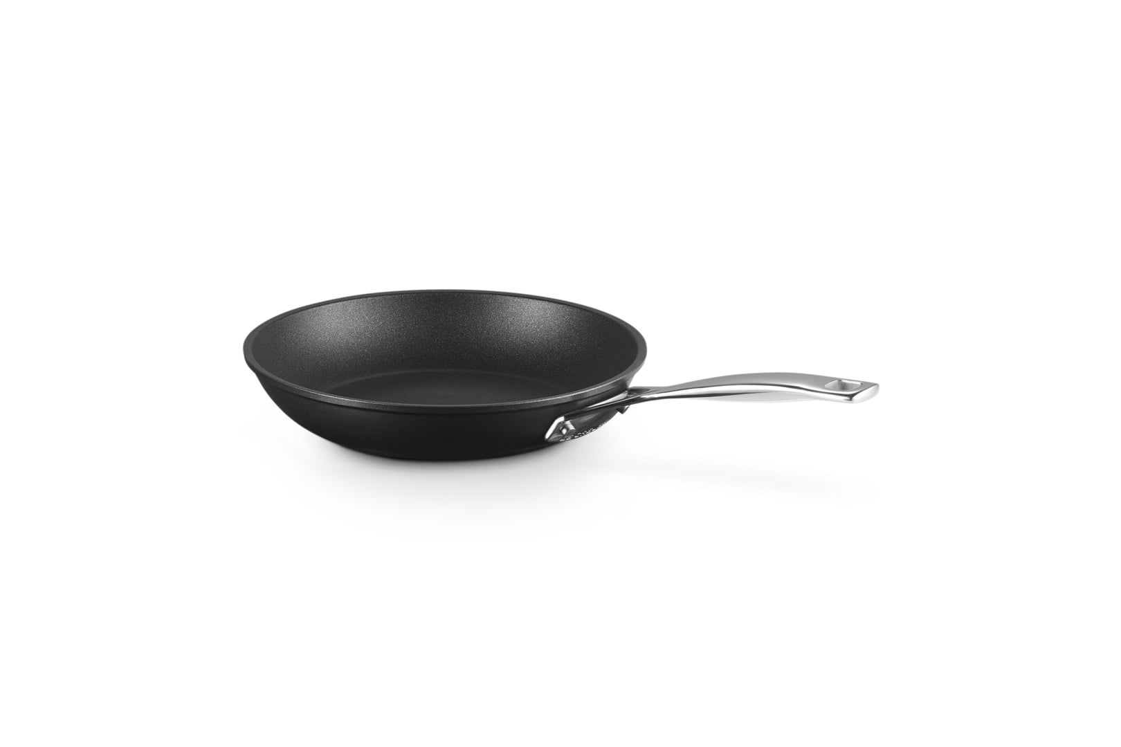 Le Creuset Fonduepfanne – Ø 28 cm, Aluminium, Teflonbeschichtung, für Induktion, Gas, Glaskeramik, Schwarz