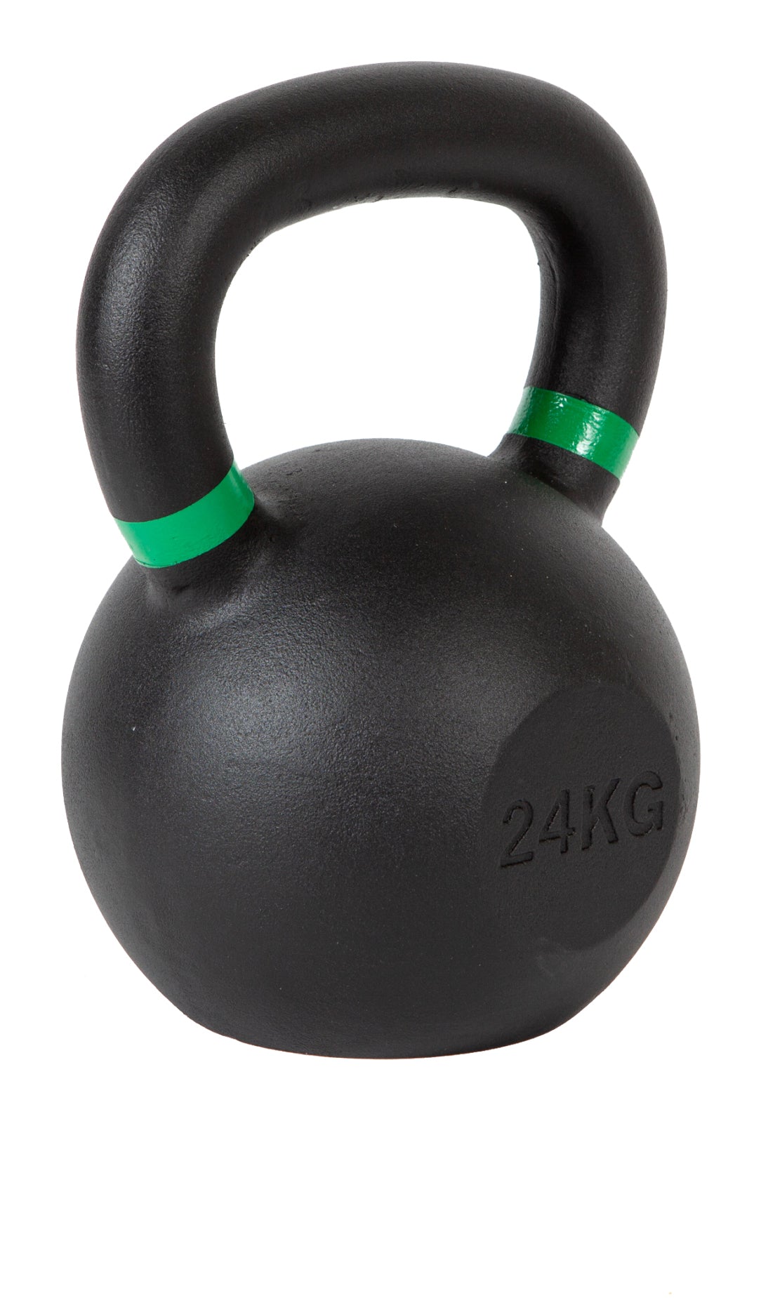 Fitcom Kettlebell, 24 kg – Schwarz, Gusseisen