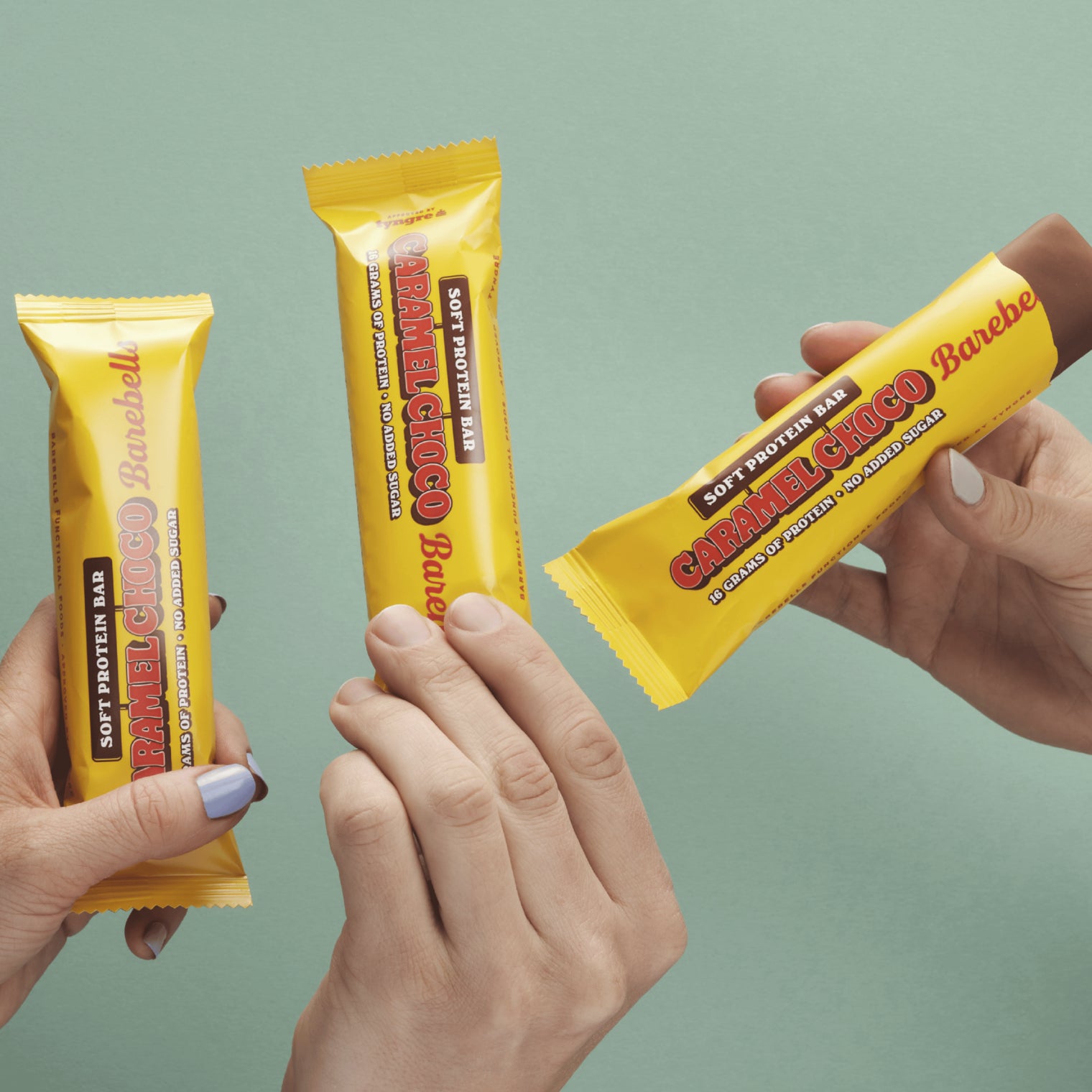 Barebells Soft Bar Proteinriegel – Schokolade & Karamell, ohne Zuckerzusatz, 55 g