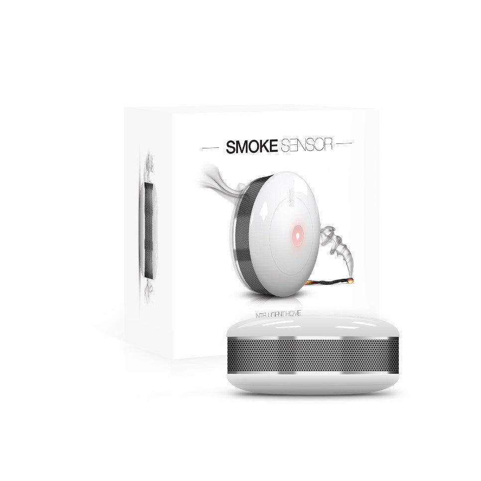 Fibaro FGSD-002 – Funk-Rauchmelder, fotoelektrisch, 50 m Reichweite – weiss