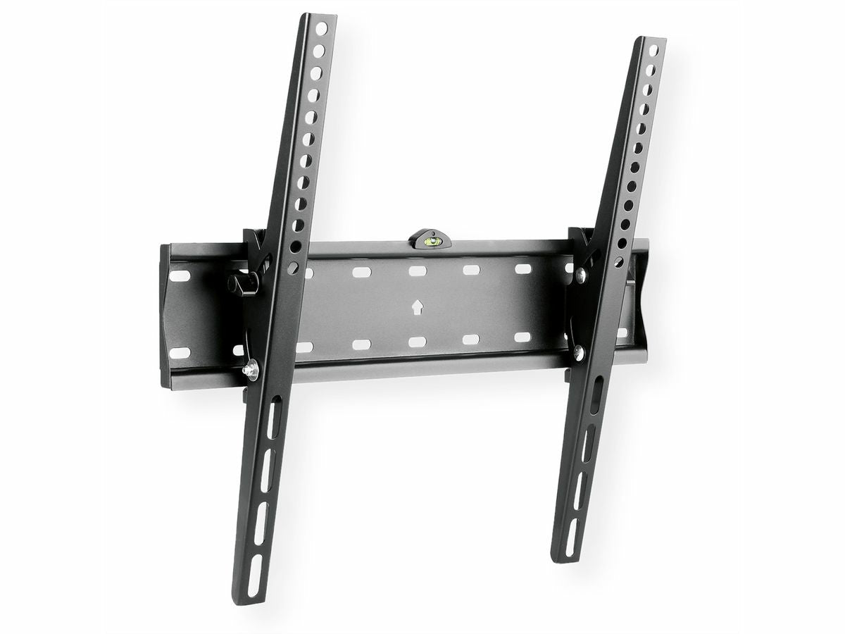 VALUE Wandhalterung – Neigbar – 32–55" – VESA 200×200–400×400 – bis 40 kg, Höhenverstellbar – Schwarz