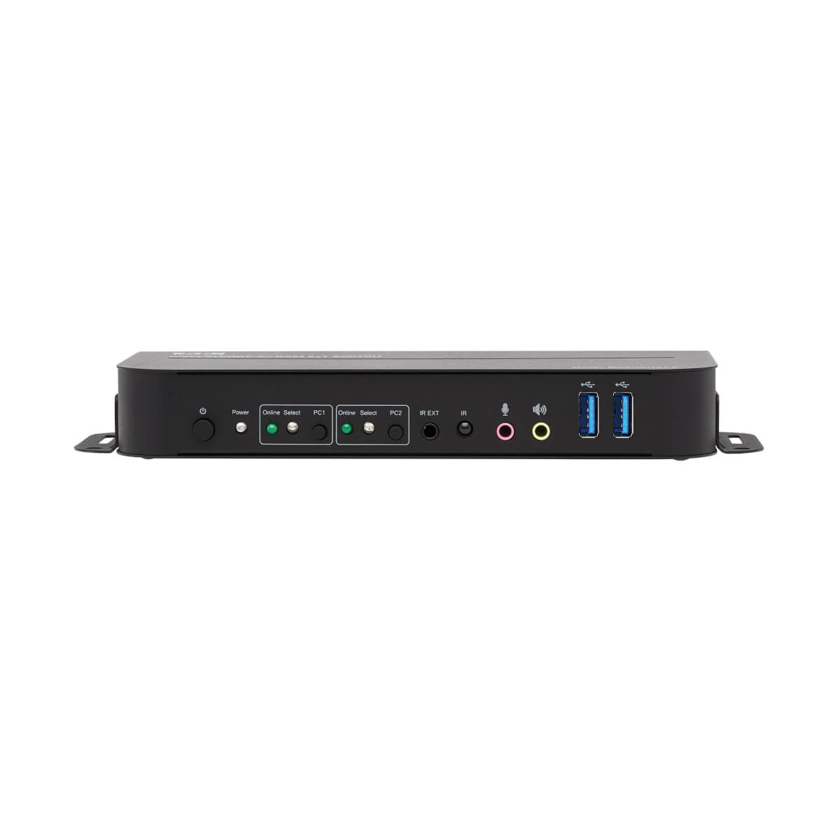 Tripp Lite B005-DPUA2-K – 2-Port DP/HDMI KVM-Switch, Dual-View – 4K/60 Hz, USB 3.0-Hub, Audio