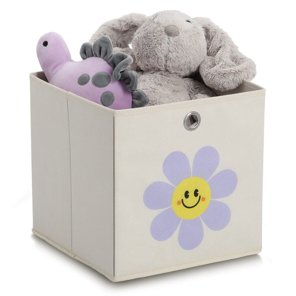 Zeller Present Aufbewahrungsbox – Vlies – Mehrfarbig – 280 × 280 × 280 mm