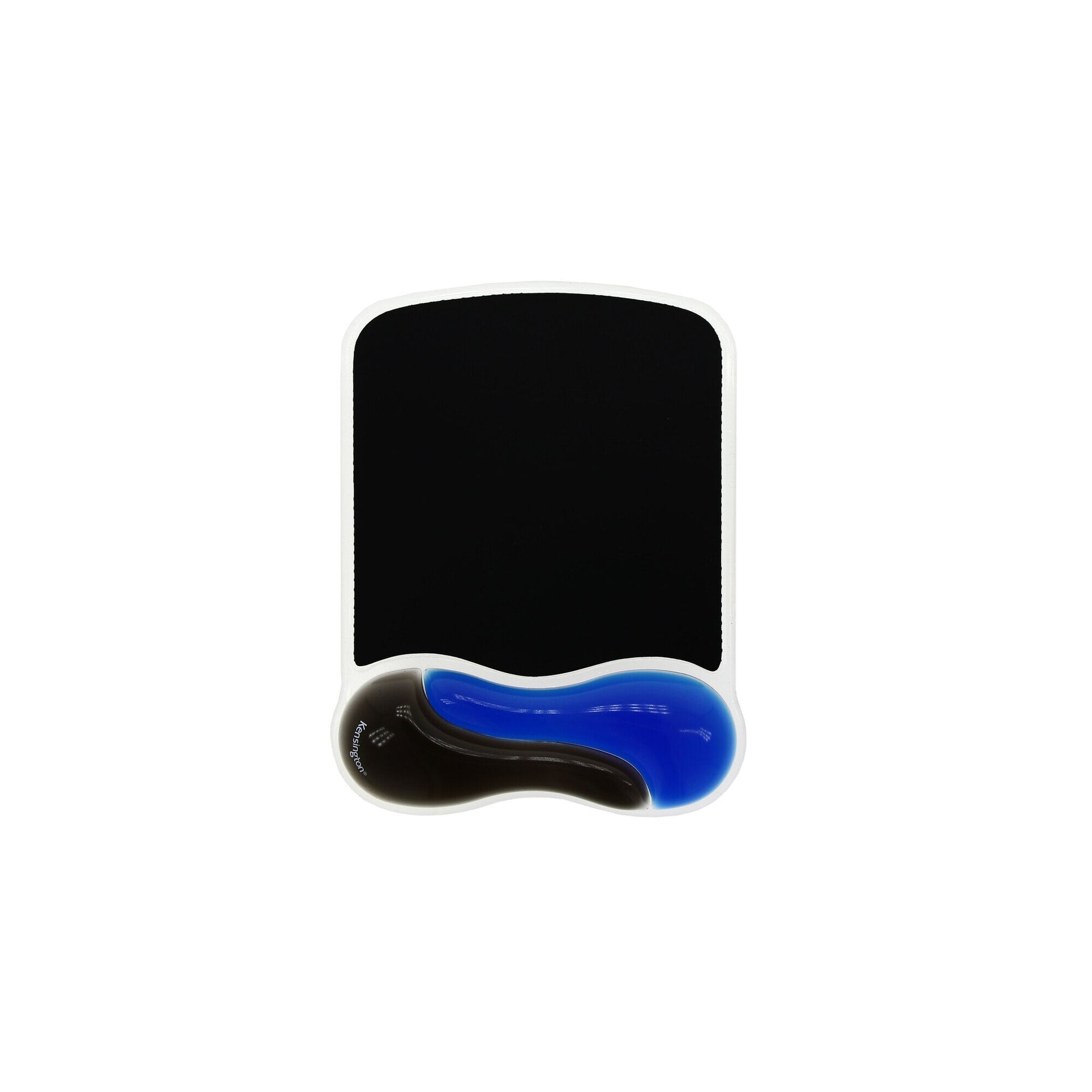 Kensington Mausmatte mit Duo-Gel-Handgelenkauflage – für Maus – Gel – Schwarz/Blau