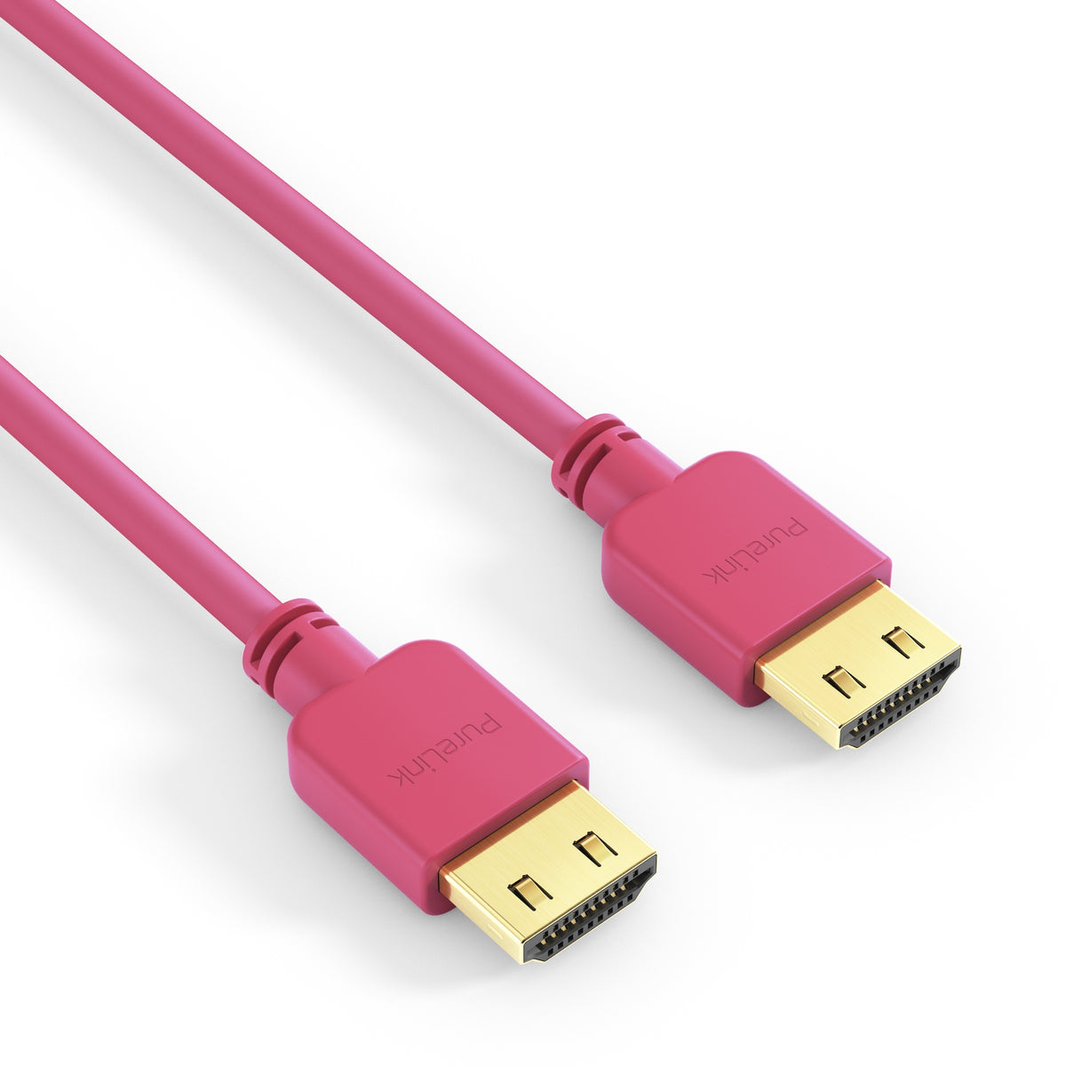 PureLink HDMI Kabel HDMI 2.0 4K 60 Hz – 2 m – Ethernet, geflochten – Rot