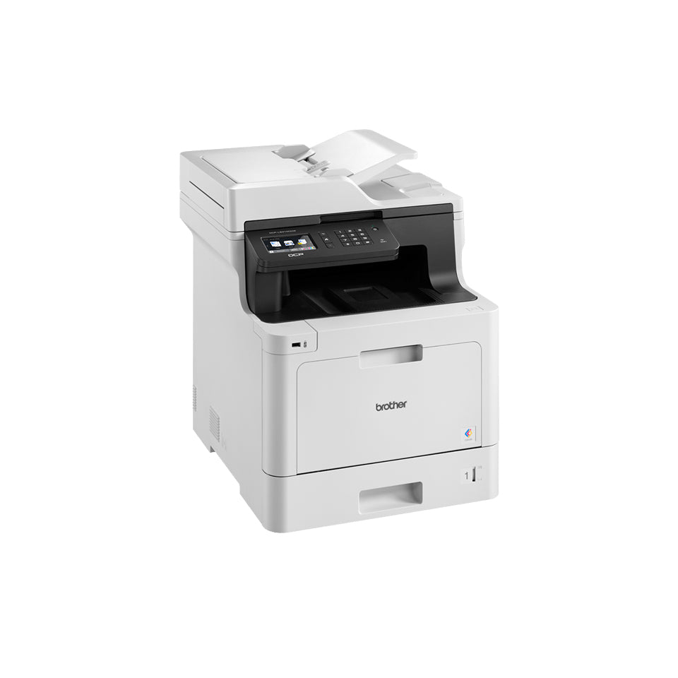 Brother Dcp-L8410Cdw – Farbiges Laser-MFP A4, 3-in-1 – USB/LAN/WLAN – Duplex, ADF – 31 ppm S/W, 31 ppm Farbe
