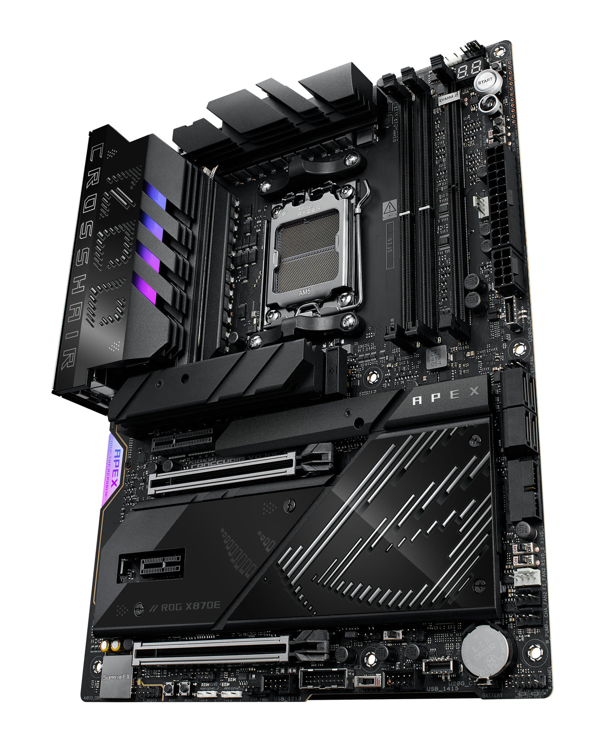 ASUS CROSSHAIR X870E APEX – Mainboard – AM5, AMD X870E, ATX, DDR5