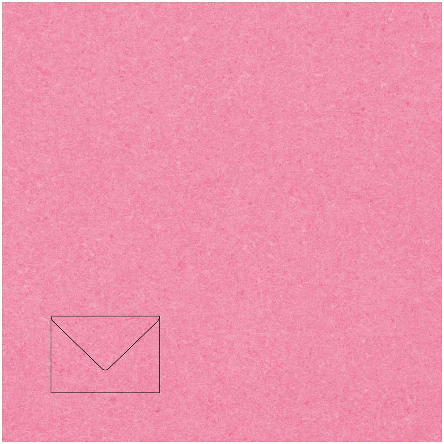 Rico Design Couvert B6, ohne Fenster, pink, 100 g/m² – 50 Stk.