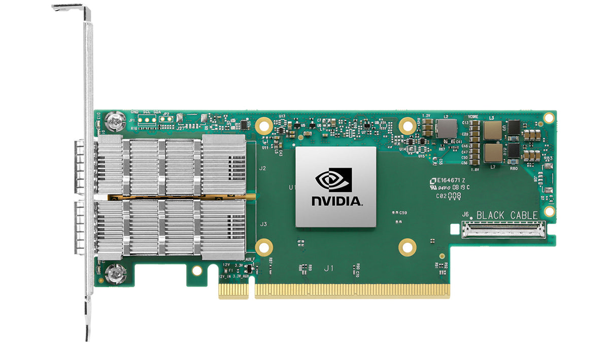 Nvidia ConnectX-6 VPI – 100 Gbit/s Karte – PCIe 4.0, QSFP56, für Server