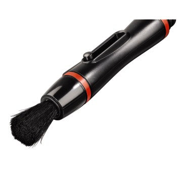 Hama Lenspen Classic Reinigungspinsel – Kunststoff/Spezialsamt, 13 mm breit – Schwarz