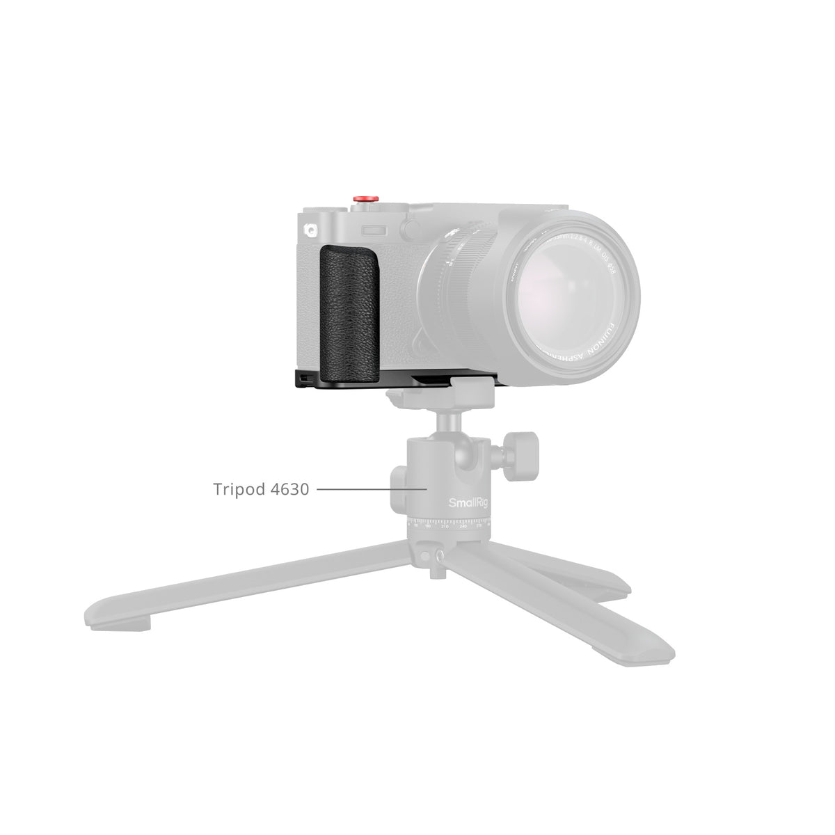 SmallRig 5448 L-Platte – für FUJIFILM X-E5 – Aluminium/Silikon, Schwarz – 127,1 × 61,2 × 49,7 mm