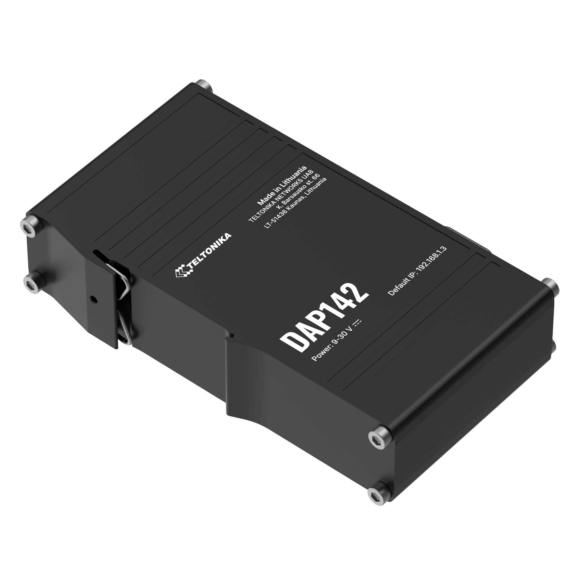 Teltonika DAP142 – Access Point – Wi‑Fi 4 (2,4 GHz), 300 Mbit/s, PoE, Schwarz