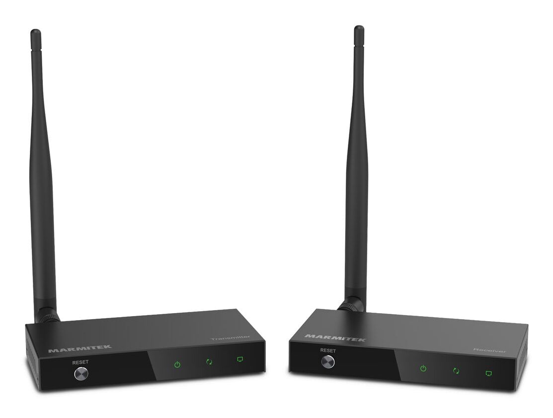 Marmitek TV Anywhere Wireless HD 2 – Wireless HDMI Extender-Set, 1× HDMI In / 1× HDMI Out, 1080p, 100 m, IR