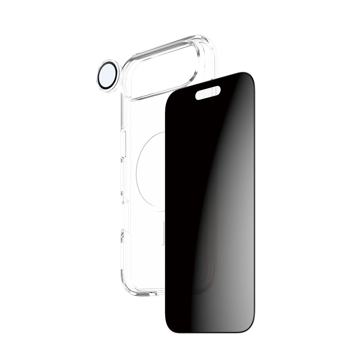 PanzerGlass Schutz-Set Privacy-Filter – für Apple iPhone Air, kratzresistent, stossfest, Hartglas, Folie