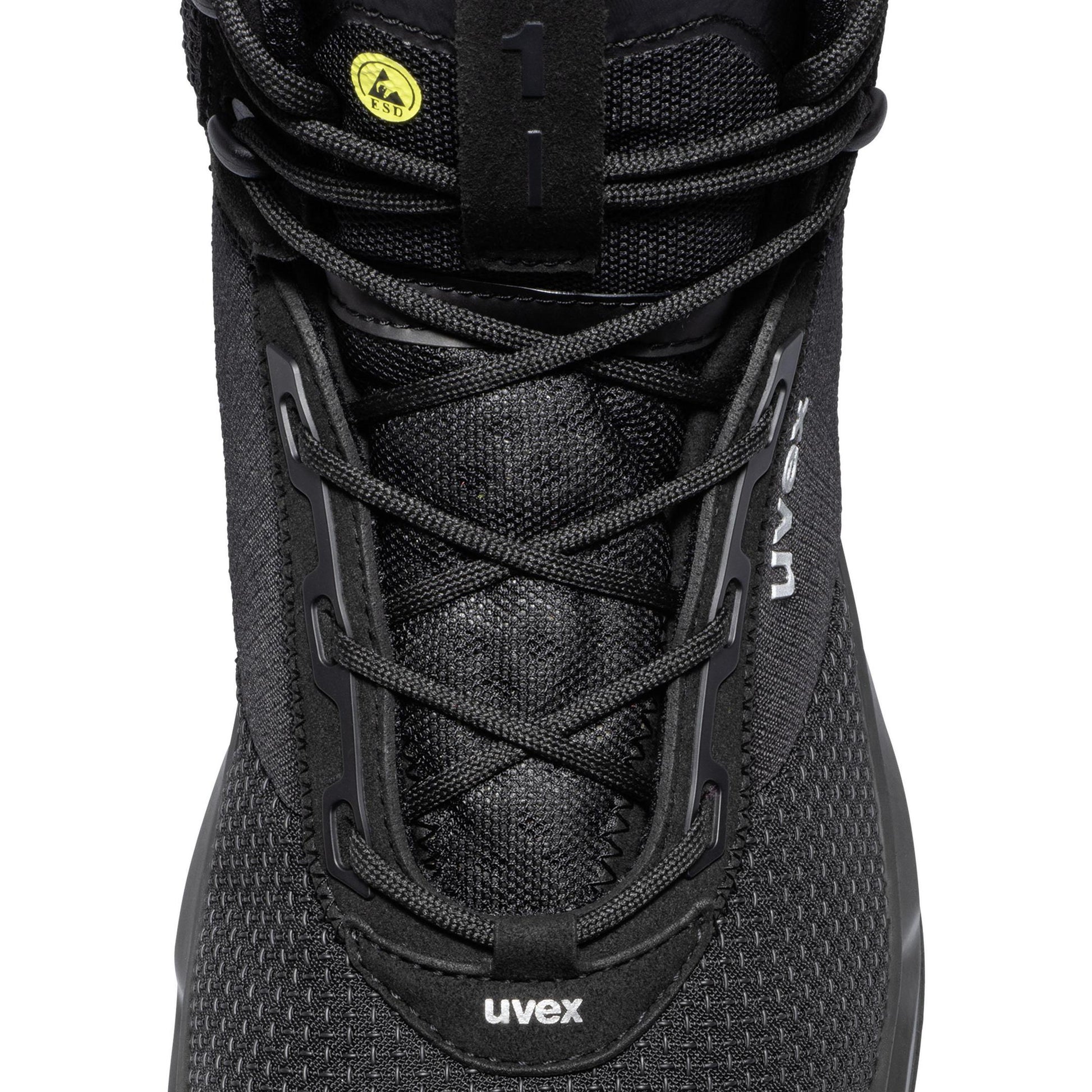 Uvex 1 x-craft pro Sicherheitsstiefel S1 PL – Schwarz – Grösse 40, Weite 11