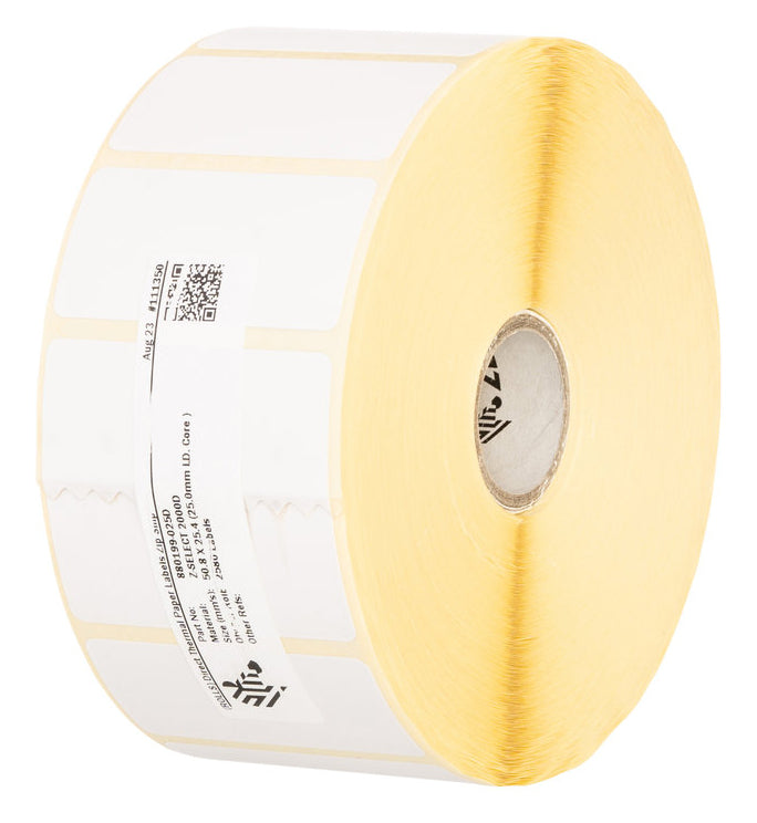 Zebra Z-Select 2000D – Etiketten (Rolle) 76 × 51 mm – permanent haftend – Thermodirekt – 1370 Etiketten/Rolle