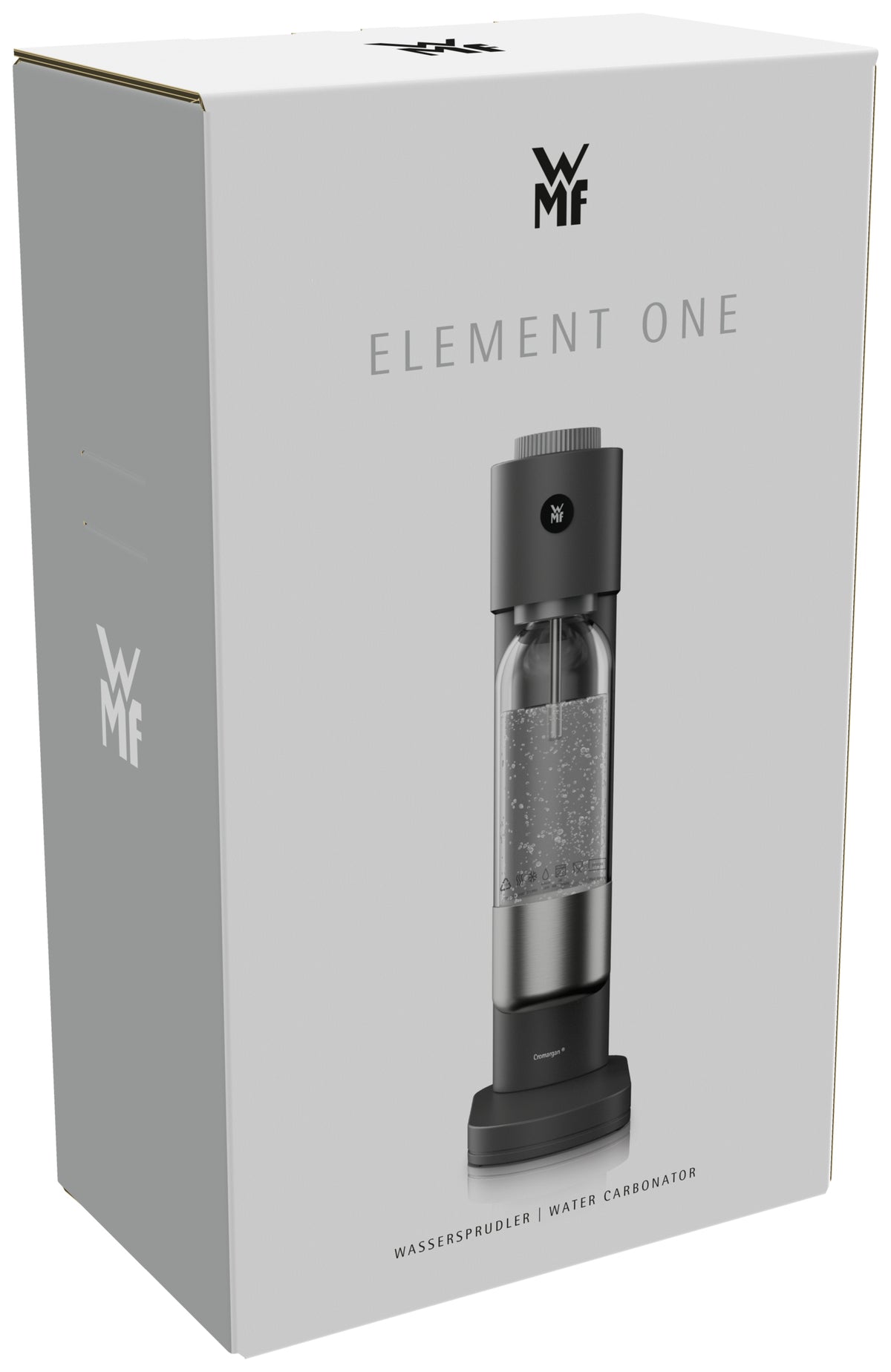 WMF Wassersprudler Element One – Edelstahl, Kunststoff, Grau