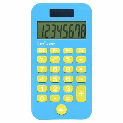 Lexibook Crosslander C45D Taschenrechner – 8-stellig – Solar/Batterie – Mehrfarbig