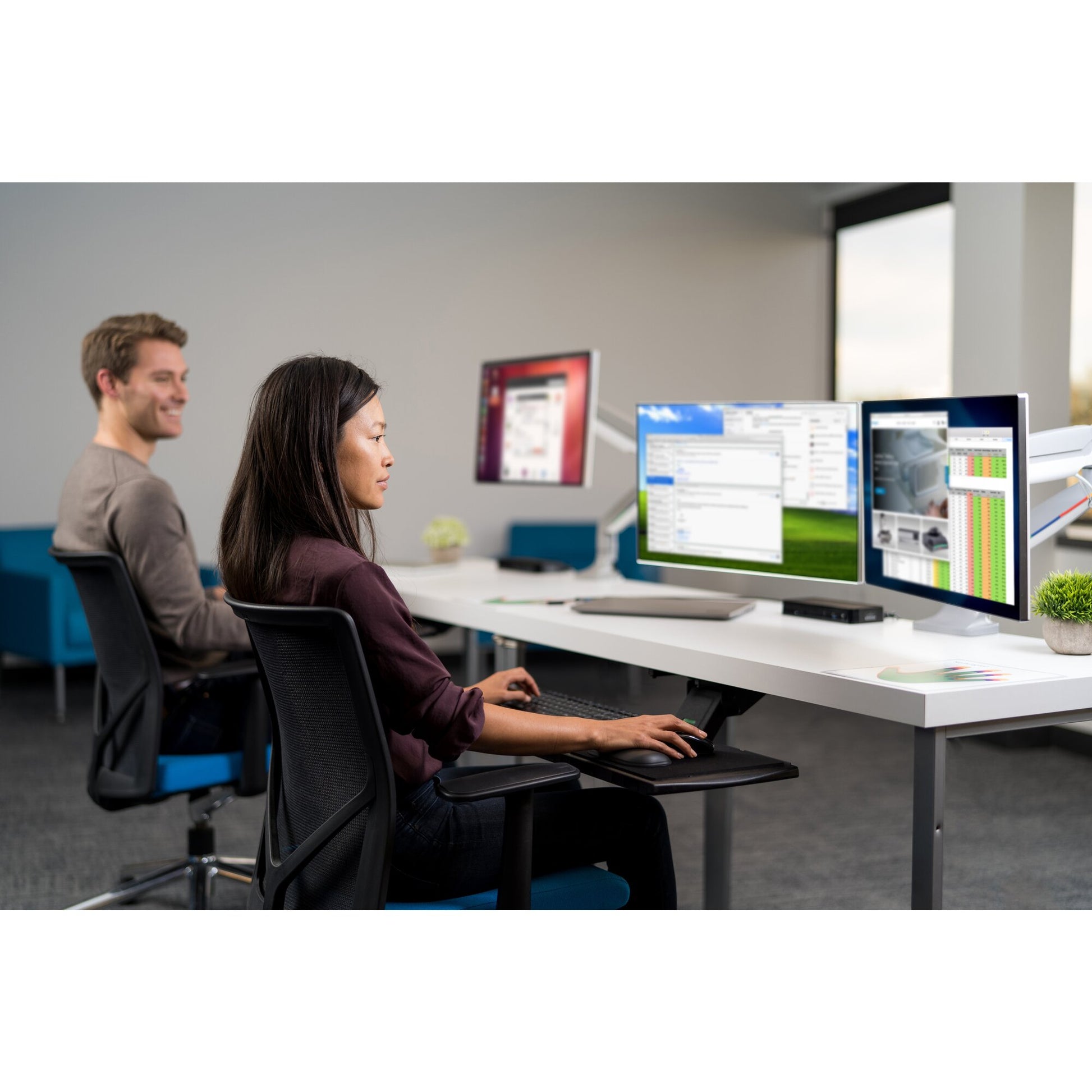 Kensington One-Touch – Monitorarm, Single, höhenverstellbar