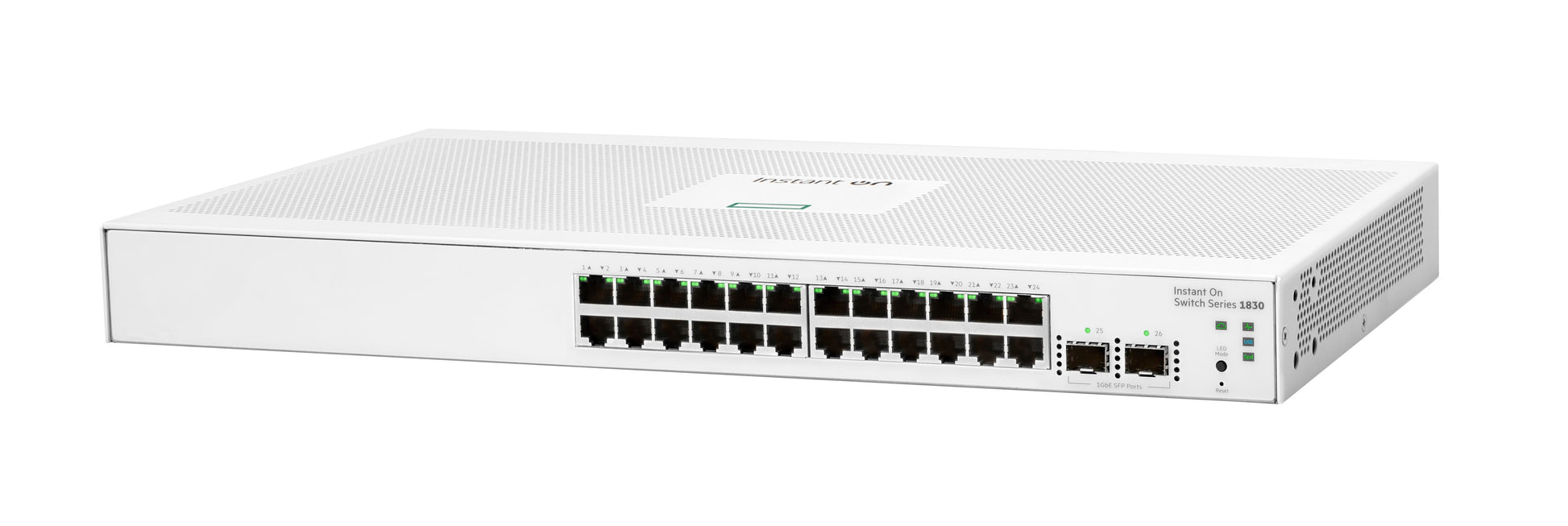 HPE Aruba 1830 24G 2SFP JL812A – Managed Switch – 24×GbE, 2×SFP, L2, 1U