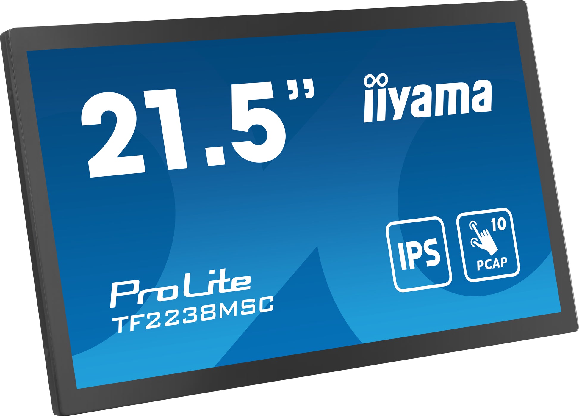 iiyama TF2238MSC-B1 – Touch-Monitor 21,0" – 1920 × 1080 (Full HD), IPS, PCAP 10-Punkt, HDMI/DP