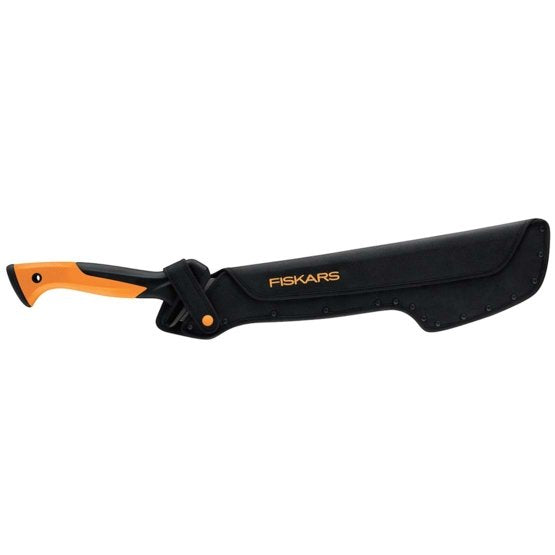 Fiskars Solid – Machete 460 mm, Edelstahl, Kunststoffgriff, orange, inkl. Mantel