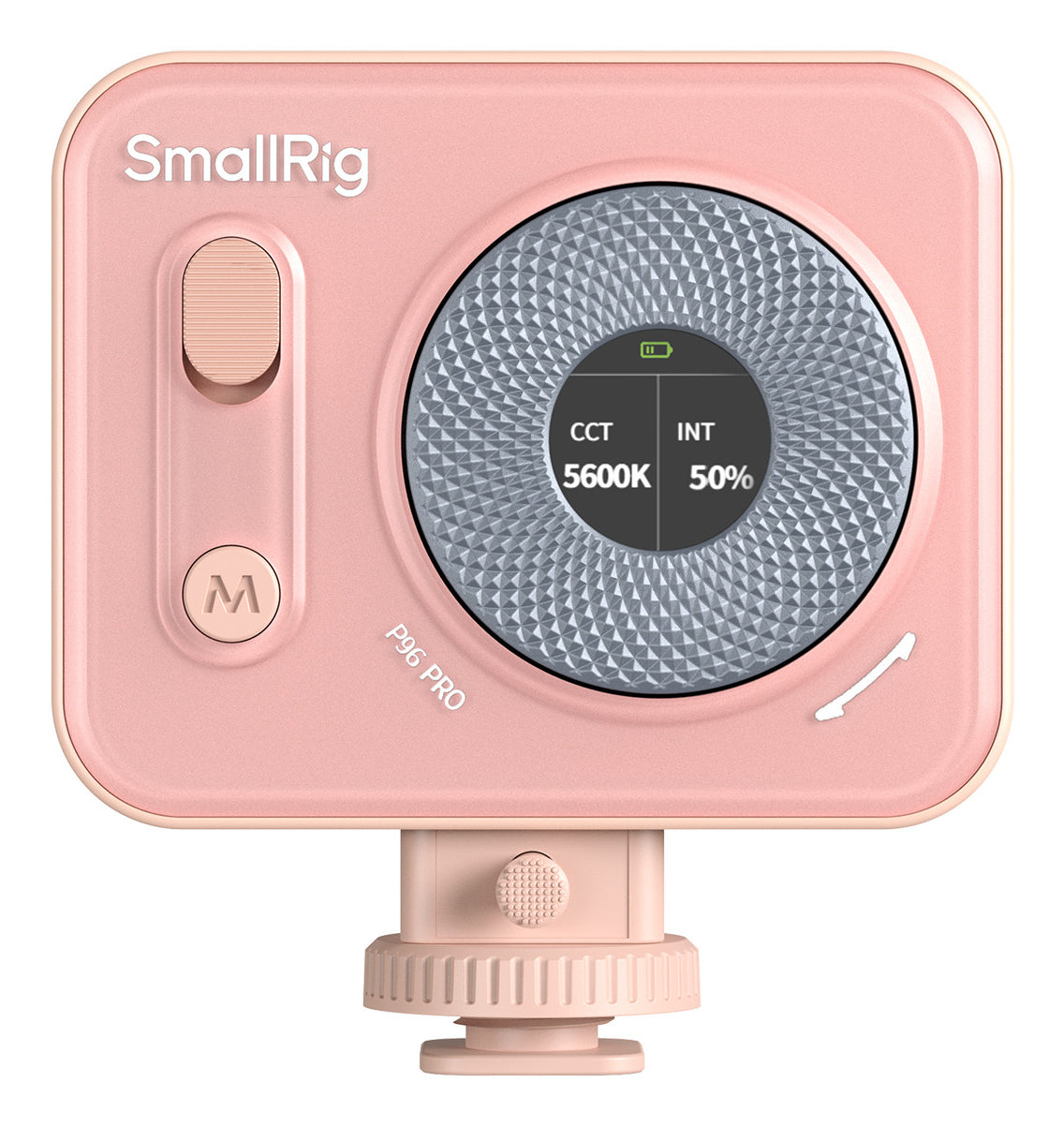 SmallRig Vibe P96 Pro LED-Video-Licht – 5 W, dimmbar, 2500–6500 K, CRI 95 – Rosa