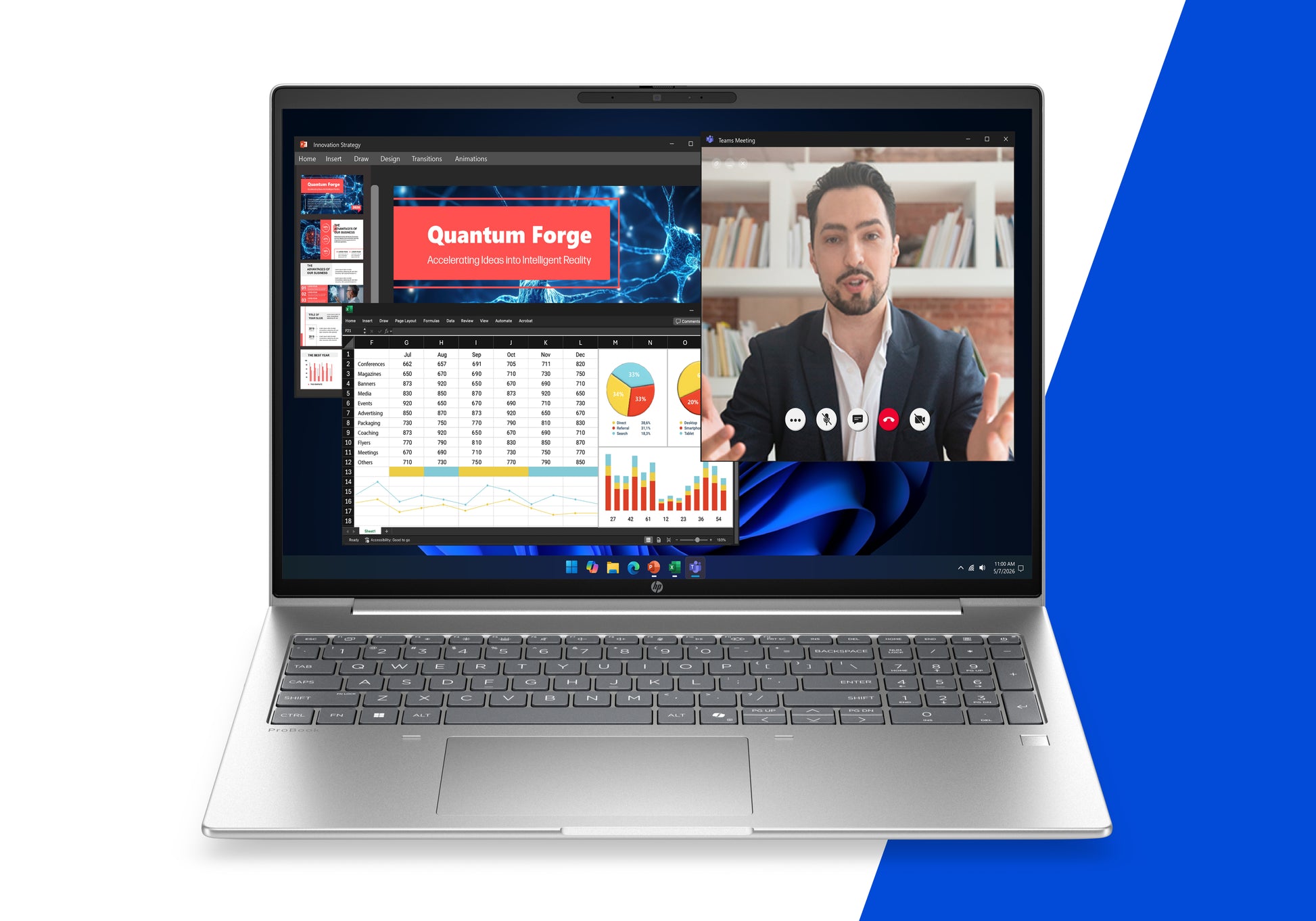 HP ProBook 4 G2i 16 – 16" WUXGA, Core 7 350, 16 GB, 512 GB SSD, Win 11 Pro, QWERTZ (CH)