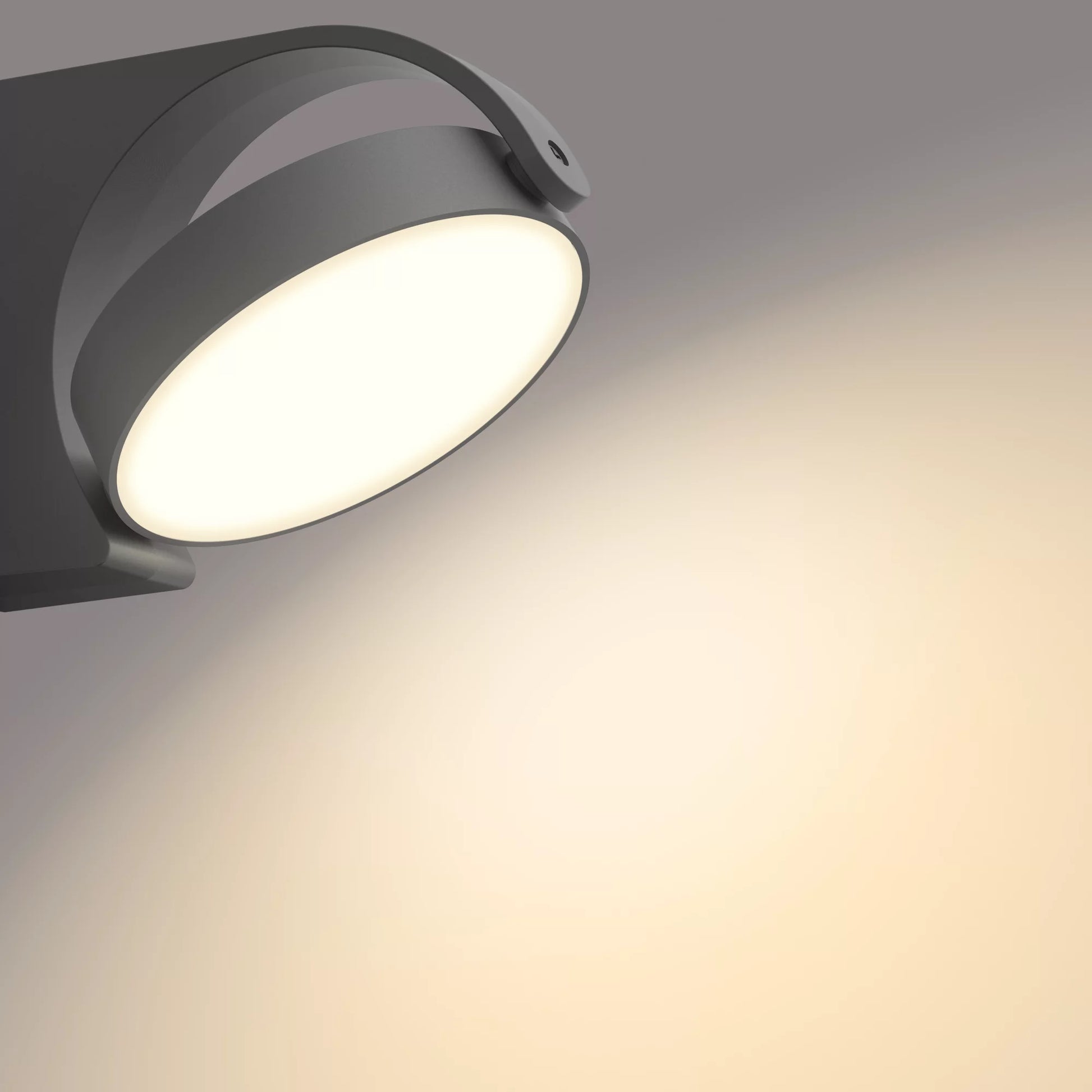 Philips by Signify Philips Aussenwandleuchte – 630 lm, 7 W – Warmweiss, 2700 K – IP44 – Netzbetrieb – Anthrazit, Aluminium