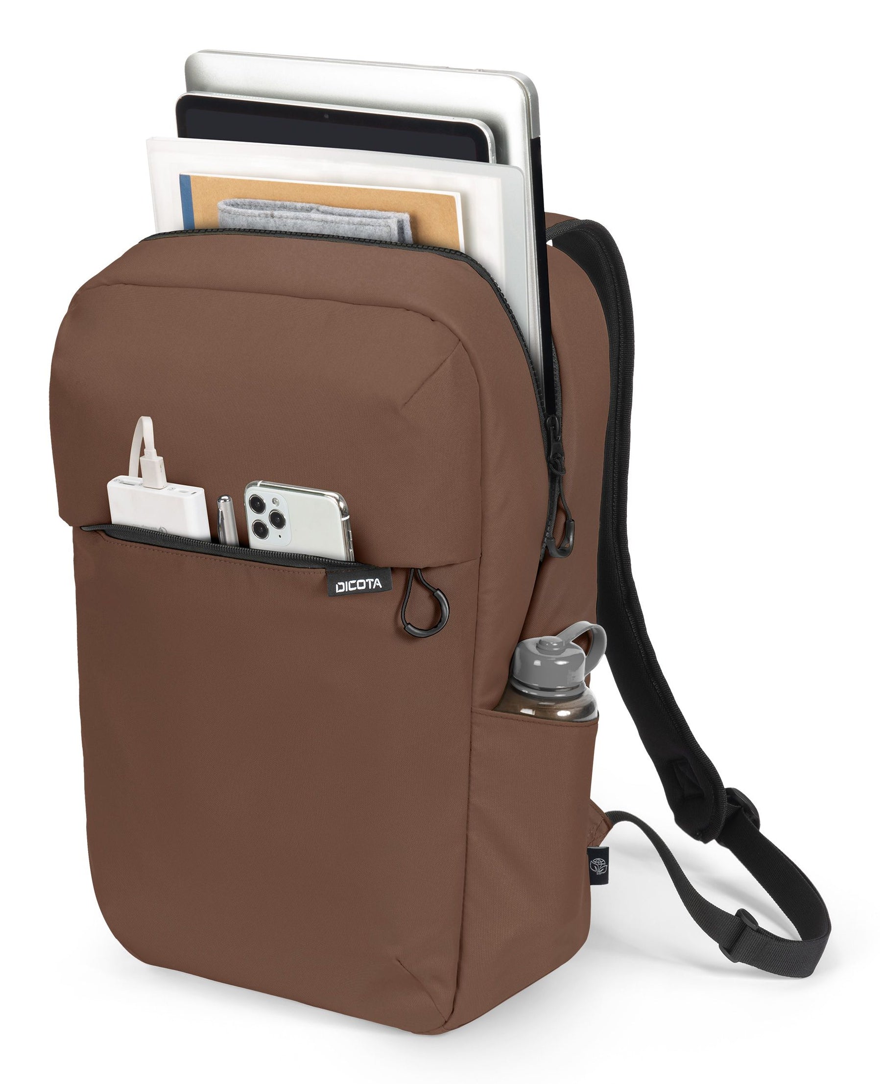 DICOTA Commuter – Notebook-Rucksack – für 13–16"-Notebook, Braun