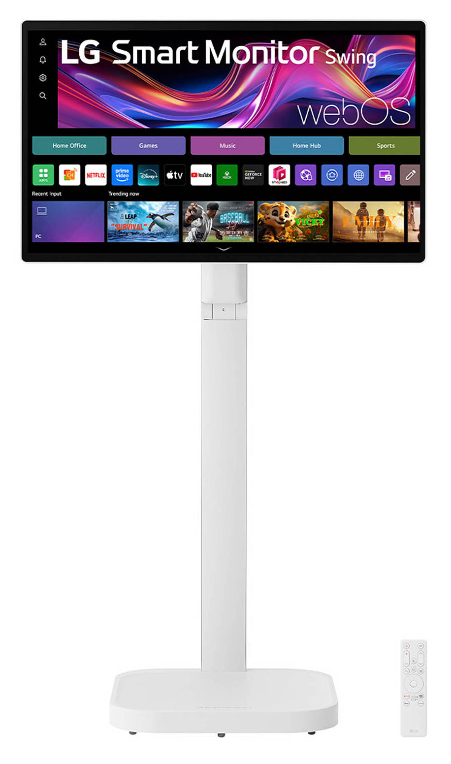 LG 32U889SA-W – 31,5" Touch, 3840 × 2160 (4K), IPS, USB-C 65 W, Webcam