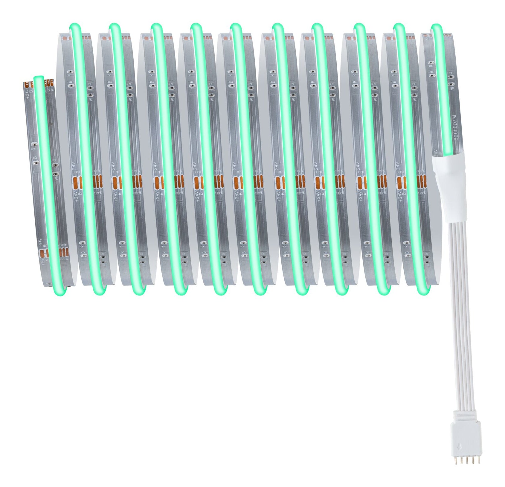 Paulmann LED-Strip MaxLED1000 – Basisset, 3 m, 3114 lm, 27 W, RGBW, dimmbar, silber