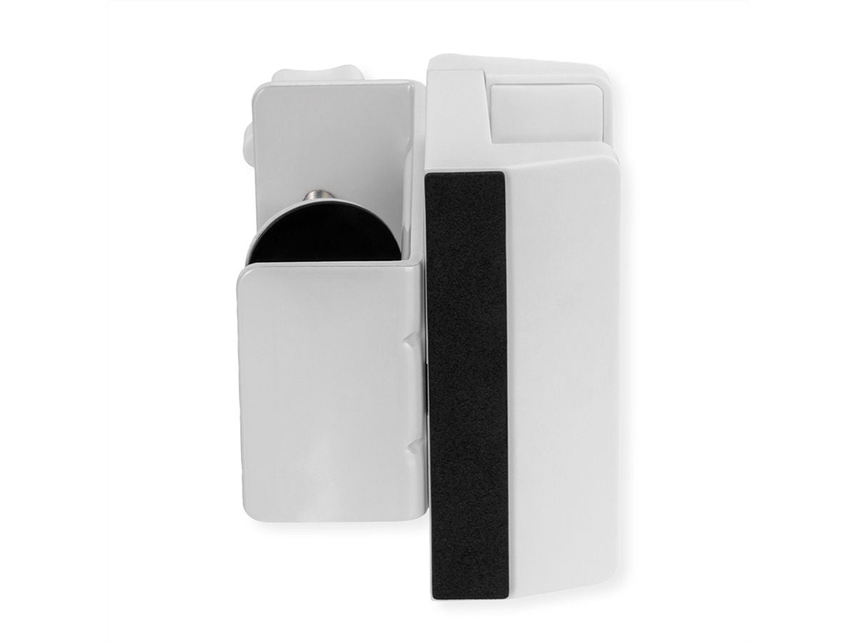 VALUE Kabel-Clip für Tisch/Bank – Klemmhalterung, Weiss, 100 × 129 × 82 mm