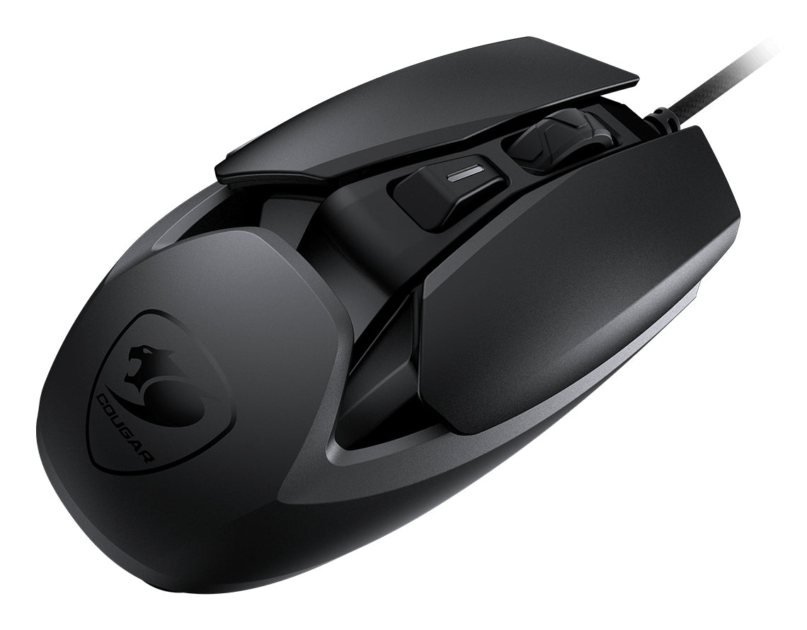 COUGAR Gaming COUGAR AIRBLADER – Gaming-Maus – Kabelgebunden (USB‑A), 16000 DPI, Beidhändig, Schwarz