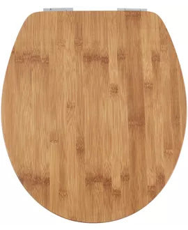 Diaqua Lyon – WC-Sitz – MDF, braun, mit Deckel, 37,8 × 47 cm
