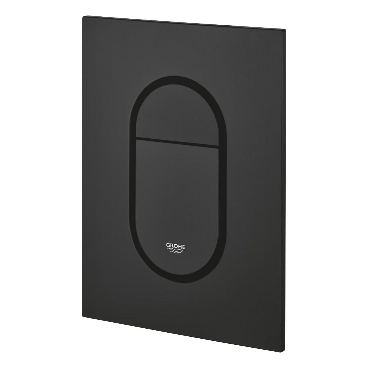 GROHE Abdeckplatte für Spülkasten – Kunststoff, schwarz, 13 × 0,6 × 17,2 cm