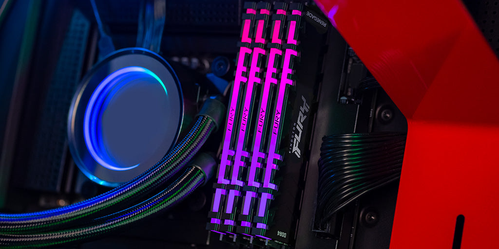 Kingston Technology Kingston FURY Renegade RGB – Arbeitsspeicher – 16 GB (2×8 GB), DDR4 4000 MT/s, CL19, 1,35 V, RGB